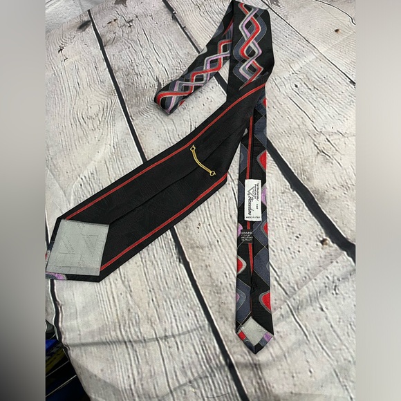 Vitalliano Pancaldi-vintage authentic tie - Picture 2 of 8
